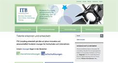 Desktop Screenshot of itb-consulting.de